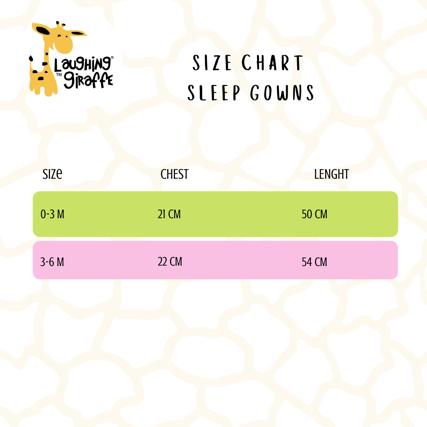 Laughing Giraffe - Baby Sleeping Gown Fold Over Mittens | Open Sizing: Oatmeal / 0-3 months