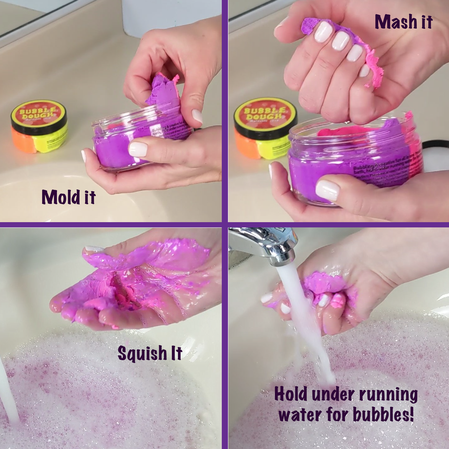 BubbleBird - Bubble Dough: Orange & Yellow