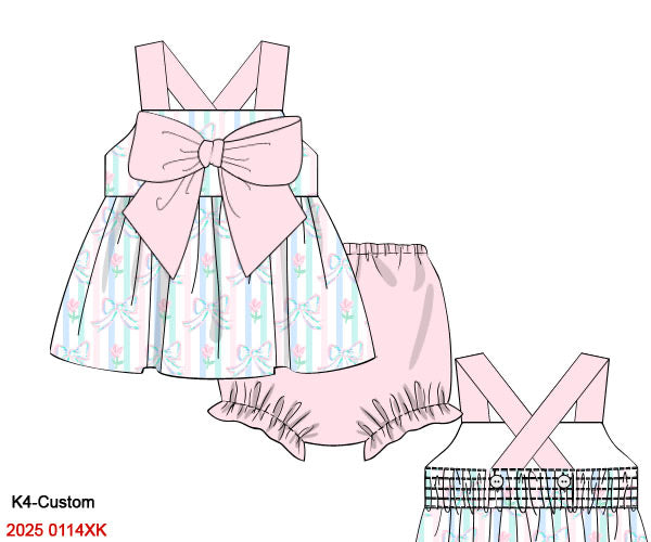 Bowtilicious Bow Diaper Set