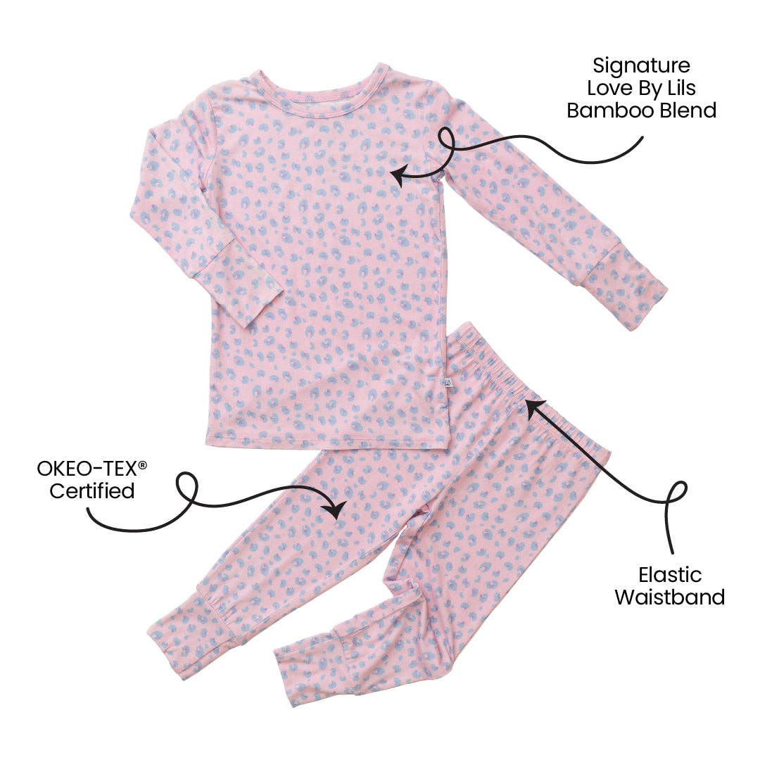 Laree + Co. - Lillian Leopard Bamboo 2-Piece Long Sleeve Set (Restock): 4T