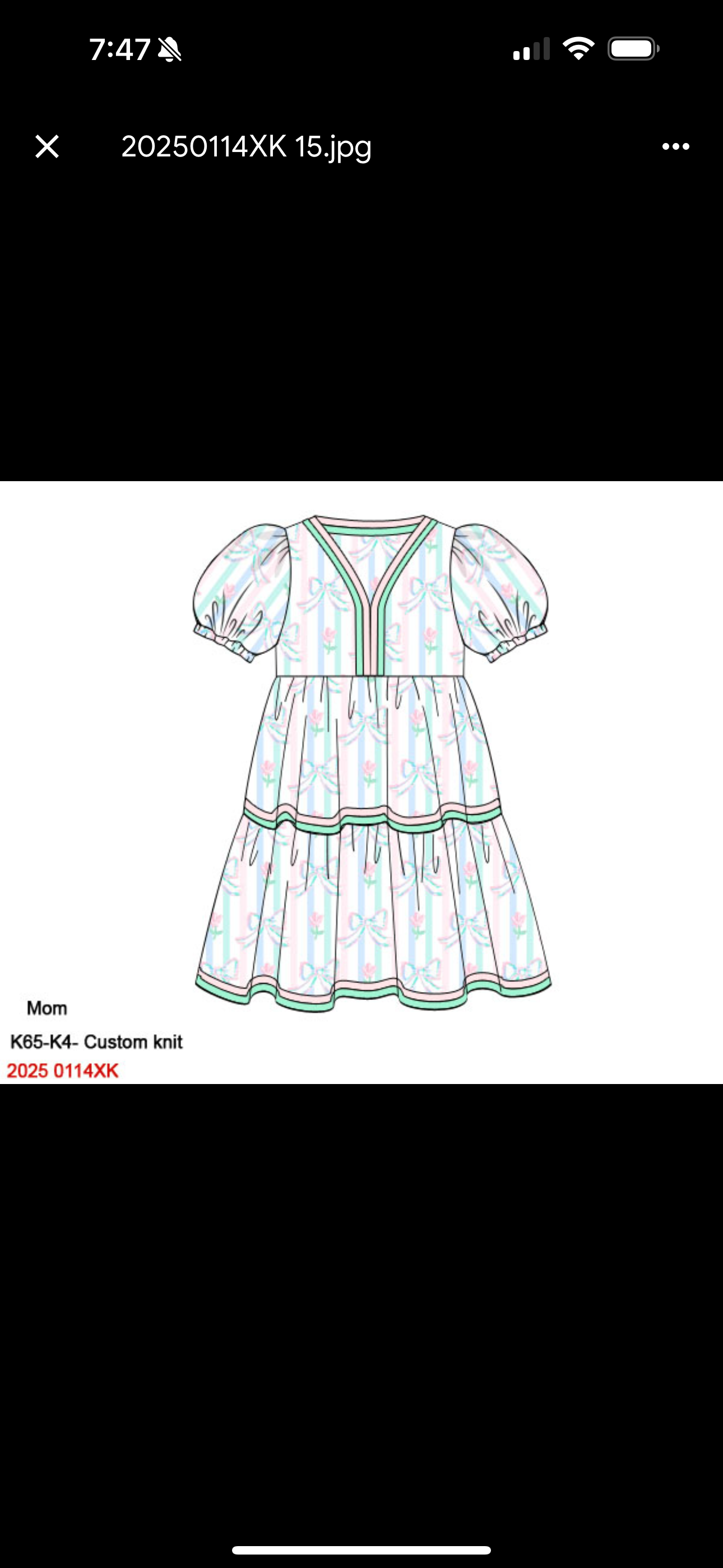 Bowtilicious Tiered Mama Dress