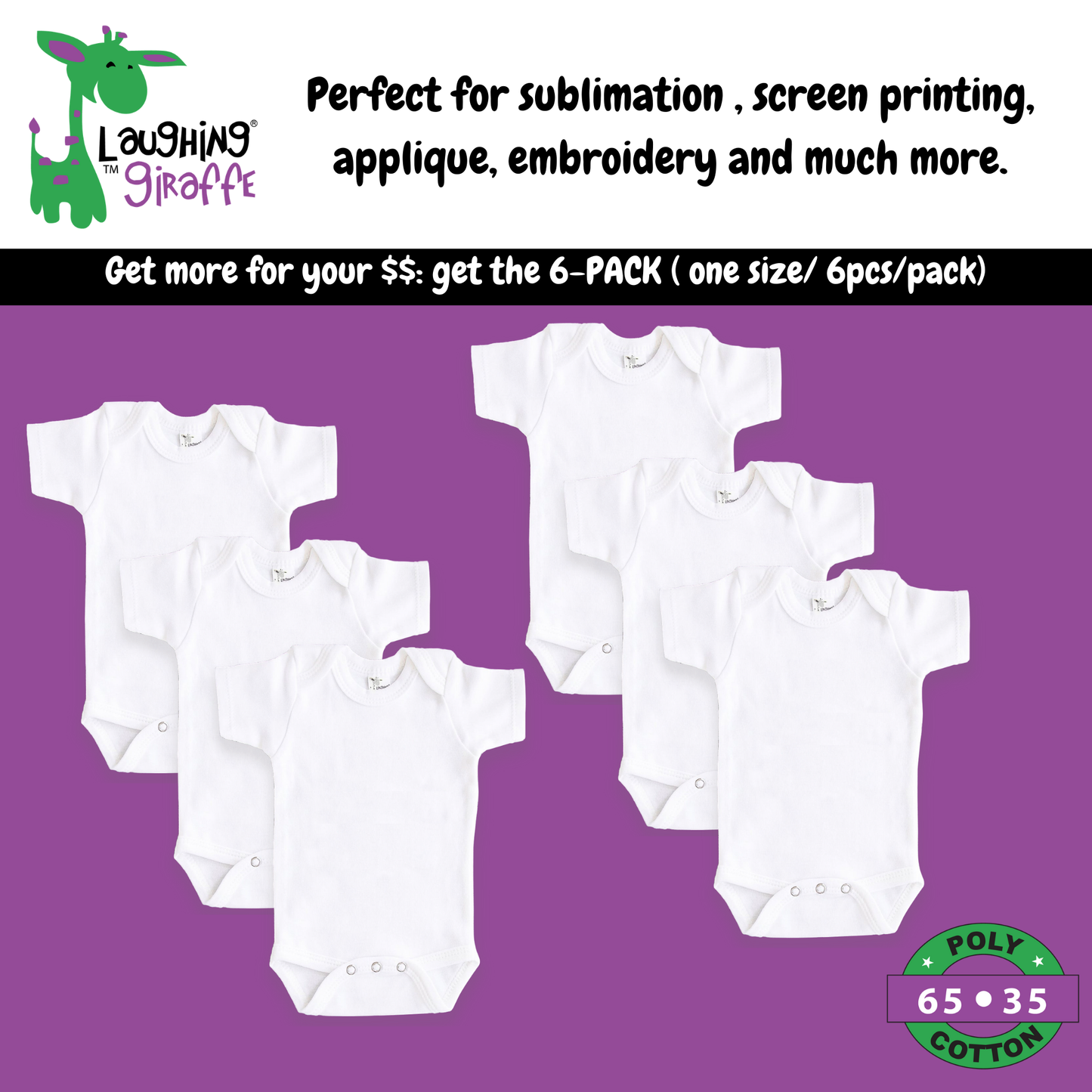 Laughing Giraffe - Baby Sleeping Gown Fold Over Mittens | Open Sizing: Oatmeal / 0-3 months