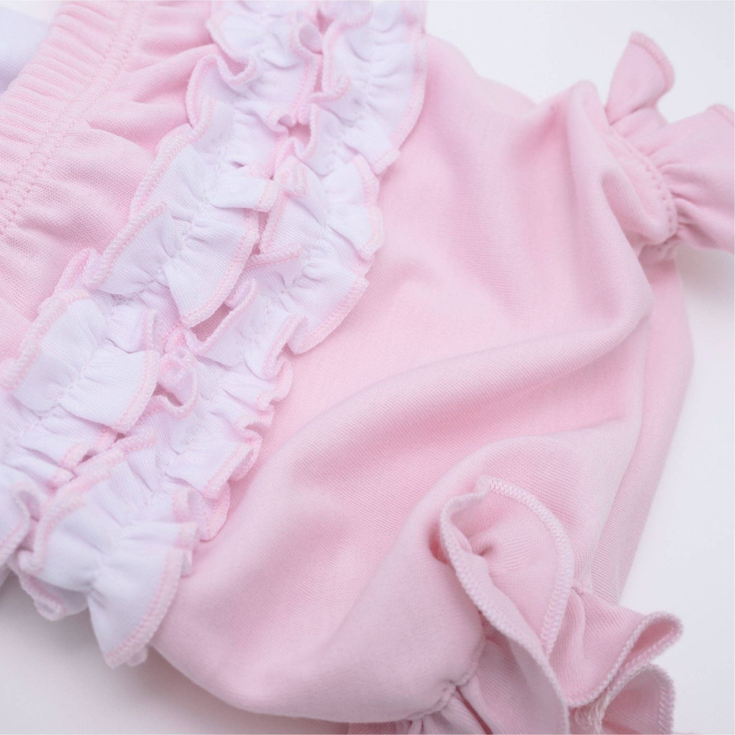 Magnolia Baby - Hazel Smocked Diaper Cover Set - Pink: 3 Months