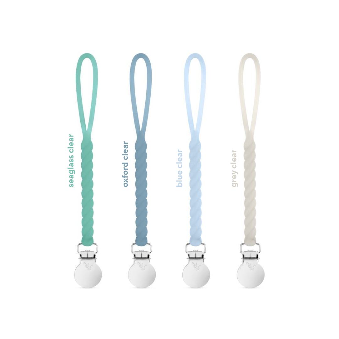 Ryan & Rose - Roper 4 Pack Cutie Clip: Clear Seaglass 4 Pack