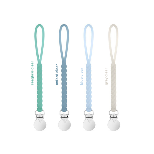 Ryan & Rose - Roper 4 Pack Cutie Clip: Clear Seaglass 4 Pack