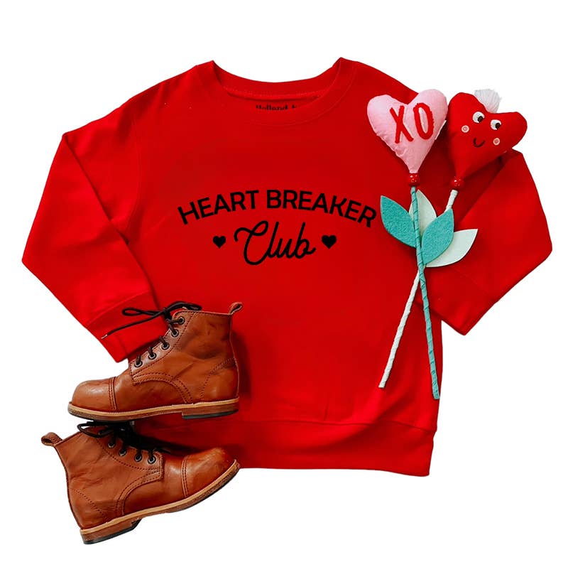 Heart Breaker Club Sweatshirt: Gray