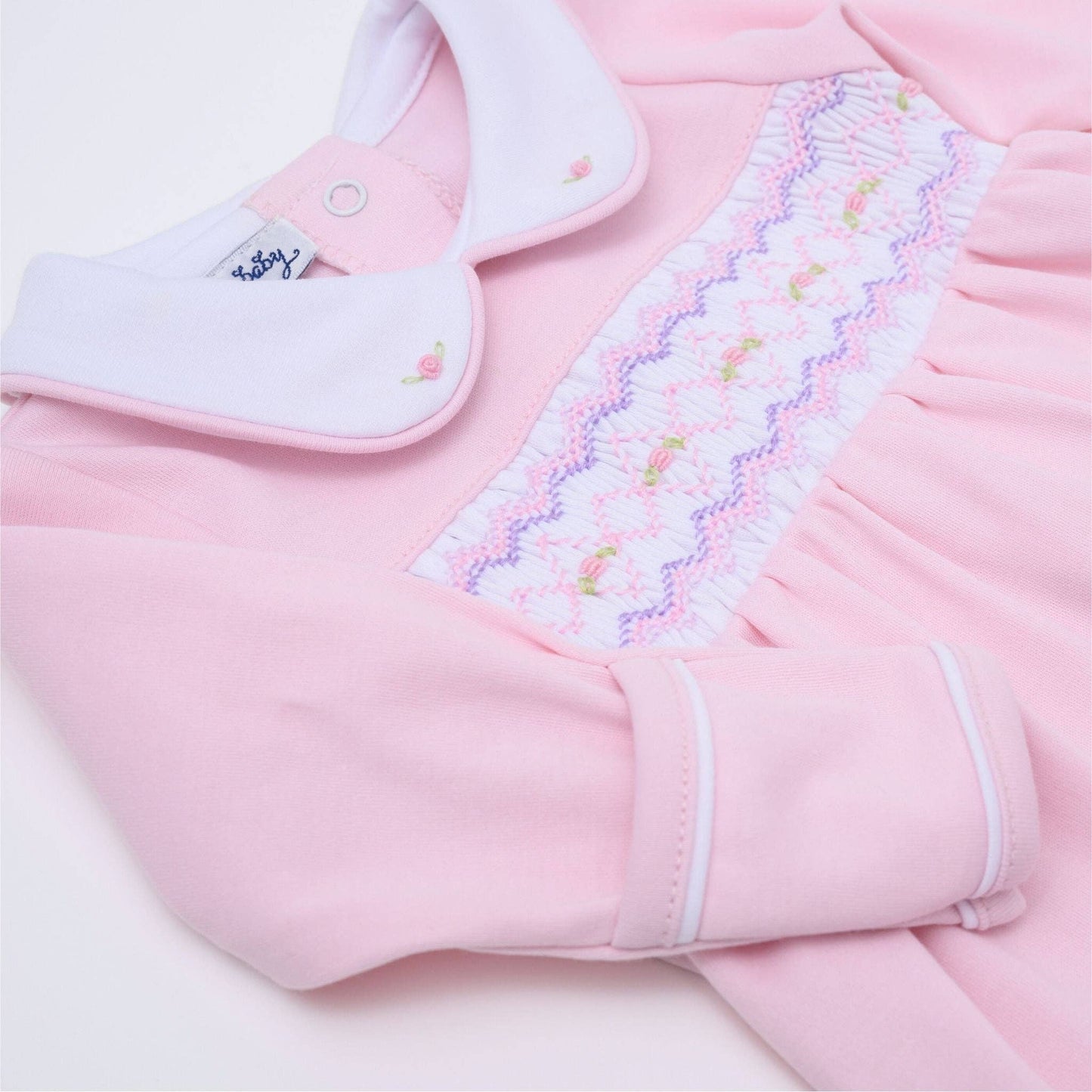 Magnolia Baby - Hazel Smocked Footie - Pink: 3 Months