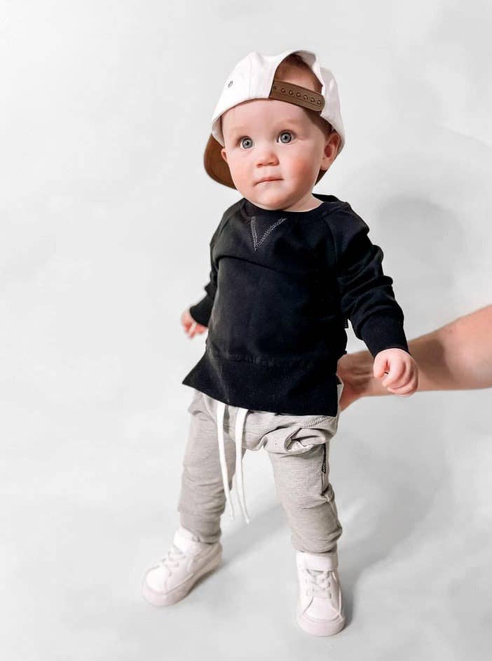 Little Bipsy - Pullover - Black: 3-4T