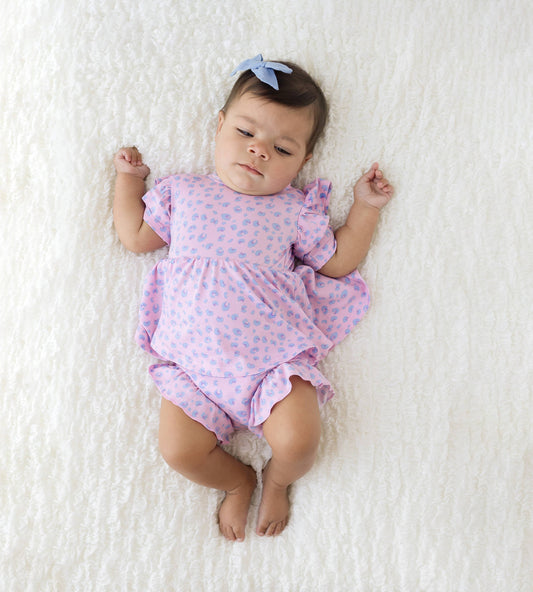 Laree + Co. - Lillian Leopard Bamboo Peplum: 2T