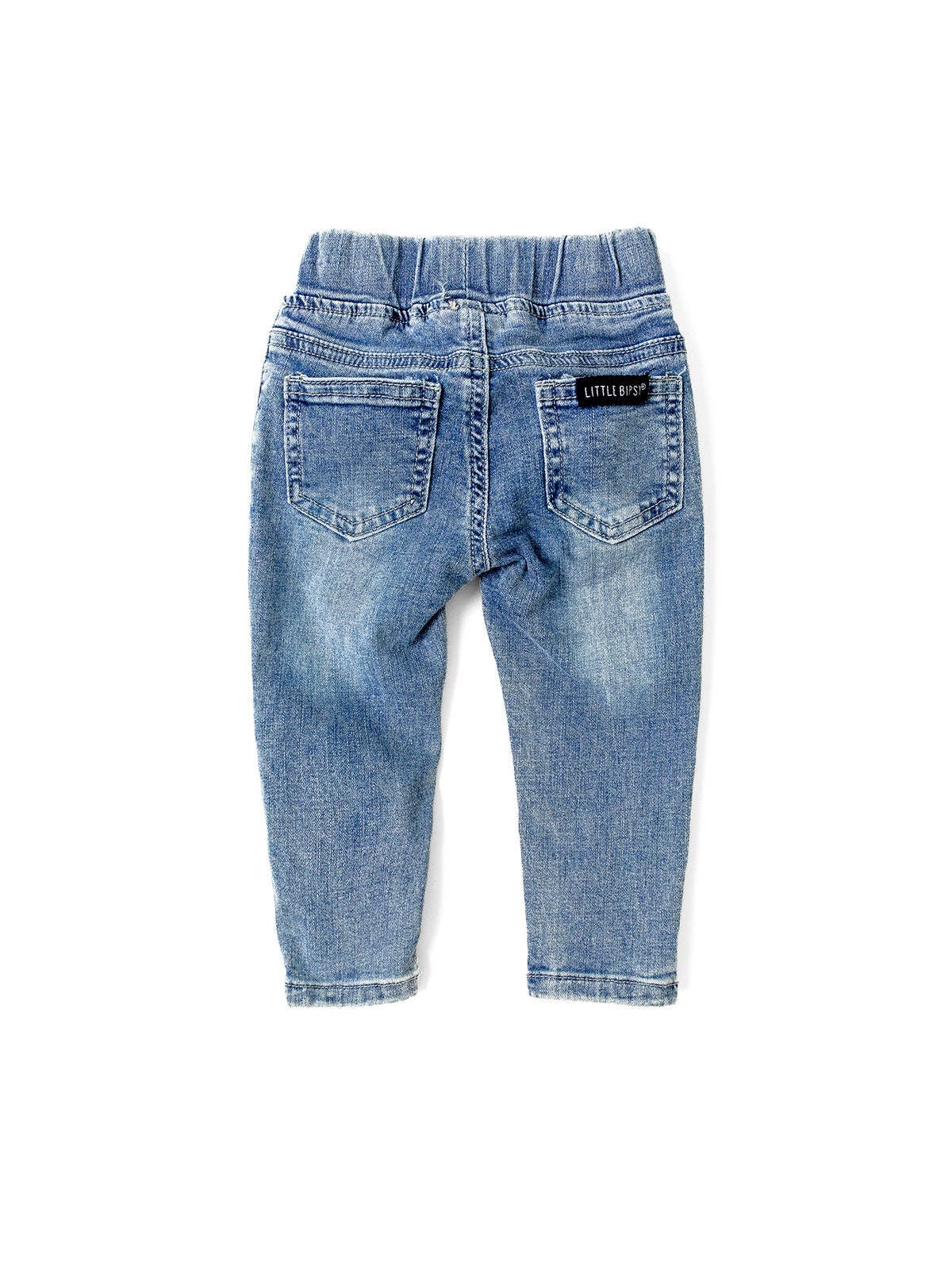 Little Bipsy - Light Wash Denim: 3-4T