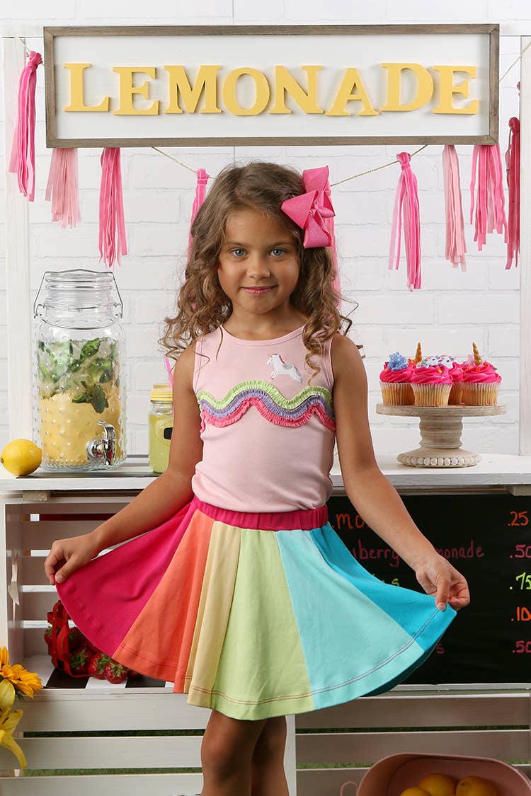 Lemon Loves Lime Boutique - Radiant Skirt: 4YR