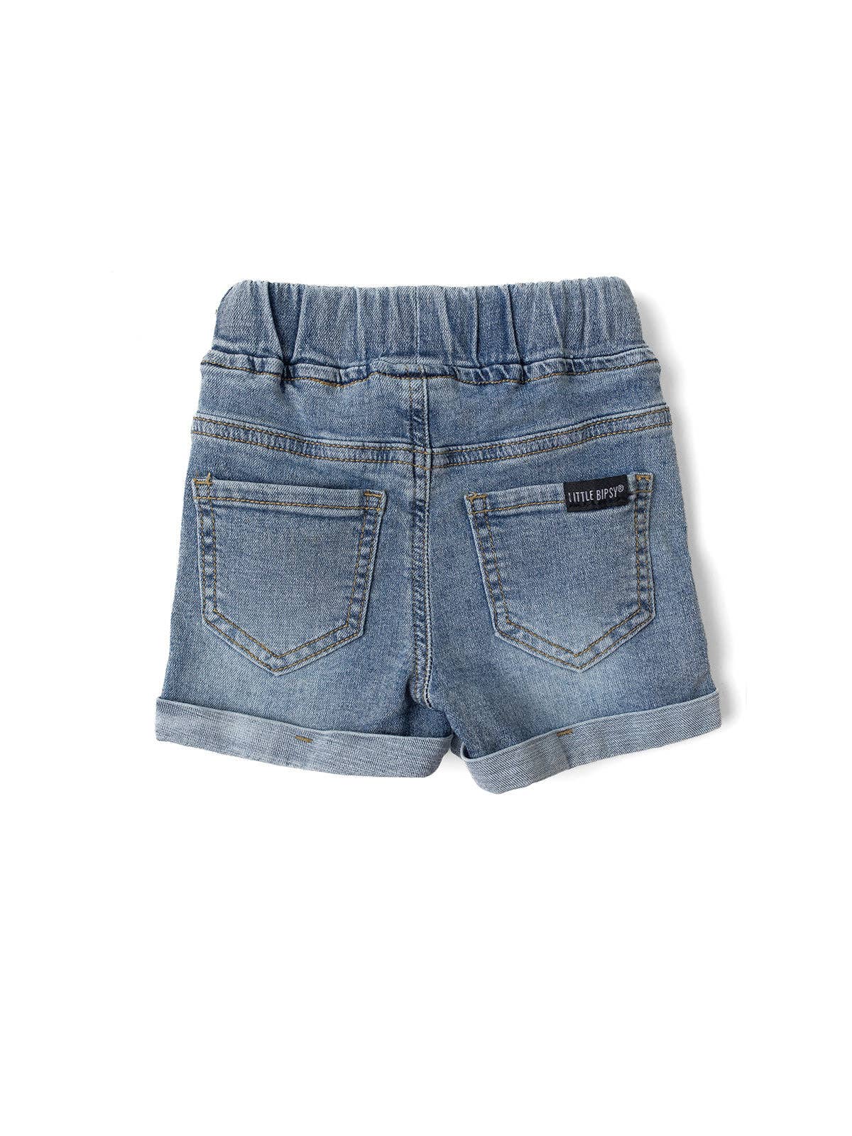 Little Bipsy - Distressed Denim Short: 8Y
