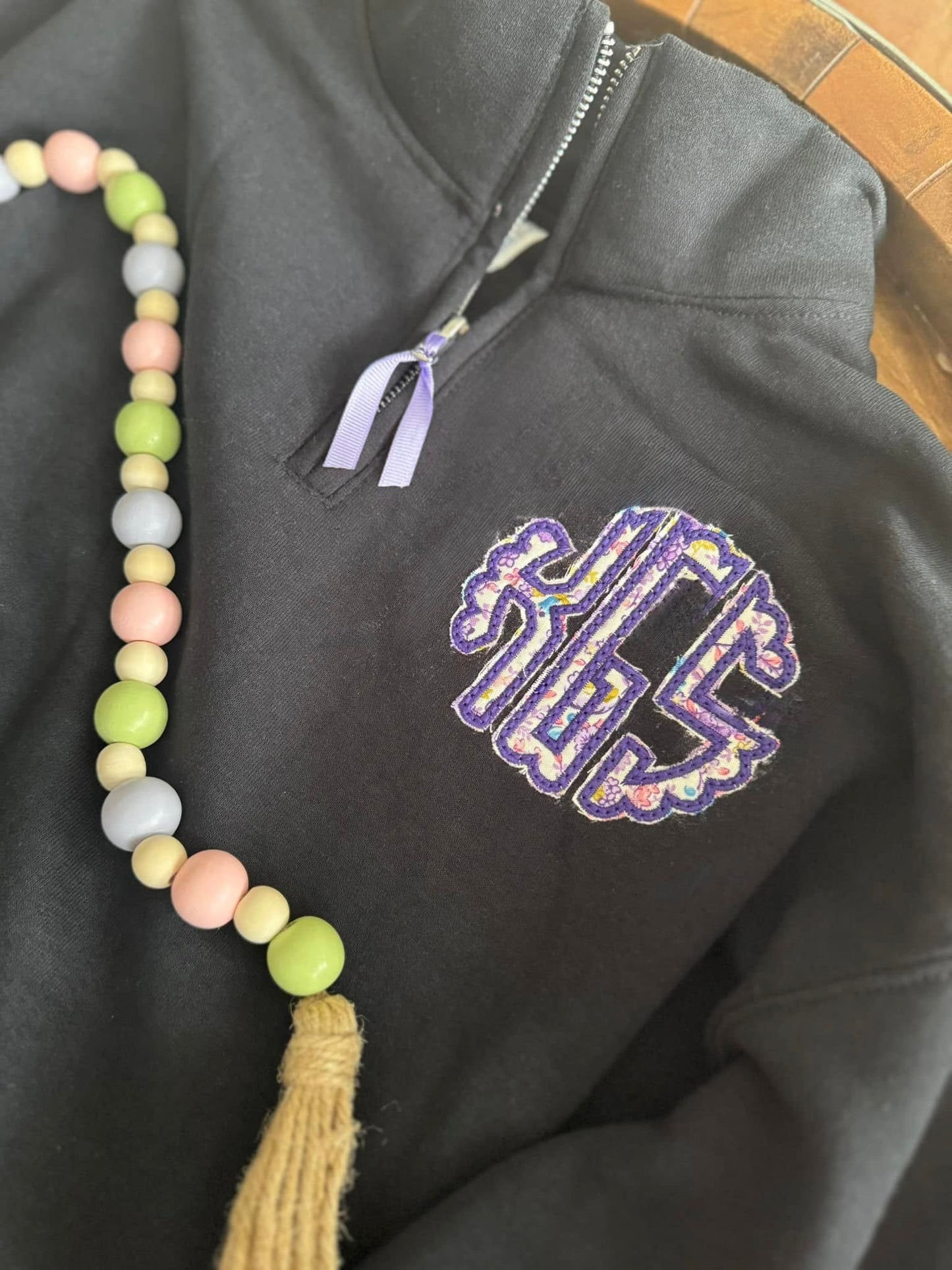 Applique 1/4 Zip