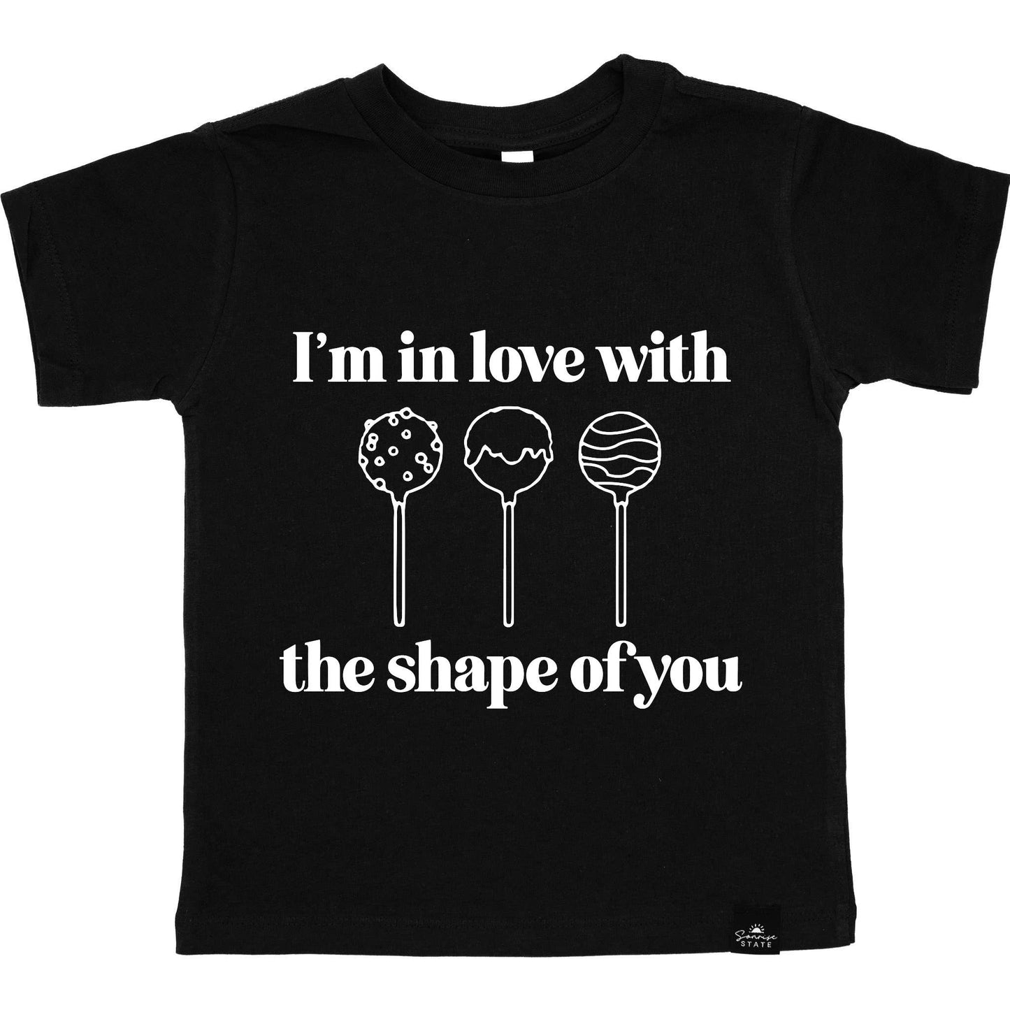 Sonrise State - In Love with the Shape of You Cake Pops Boy's T-Shirt: 2T / AQUA