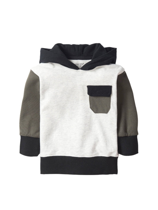 Little Bipsy - Color Block Hoodie: 3-4T