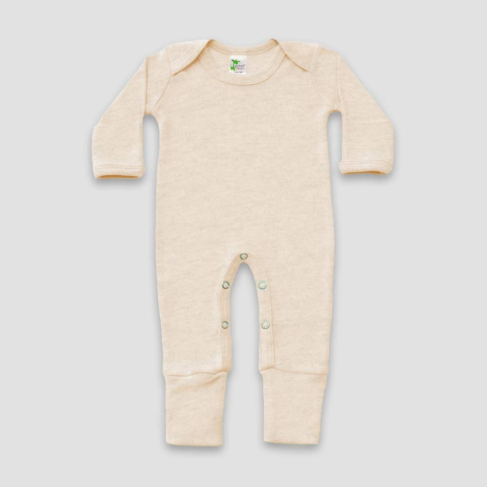 Melange Blank Baby Jumpsuit Embroidery