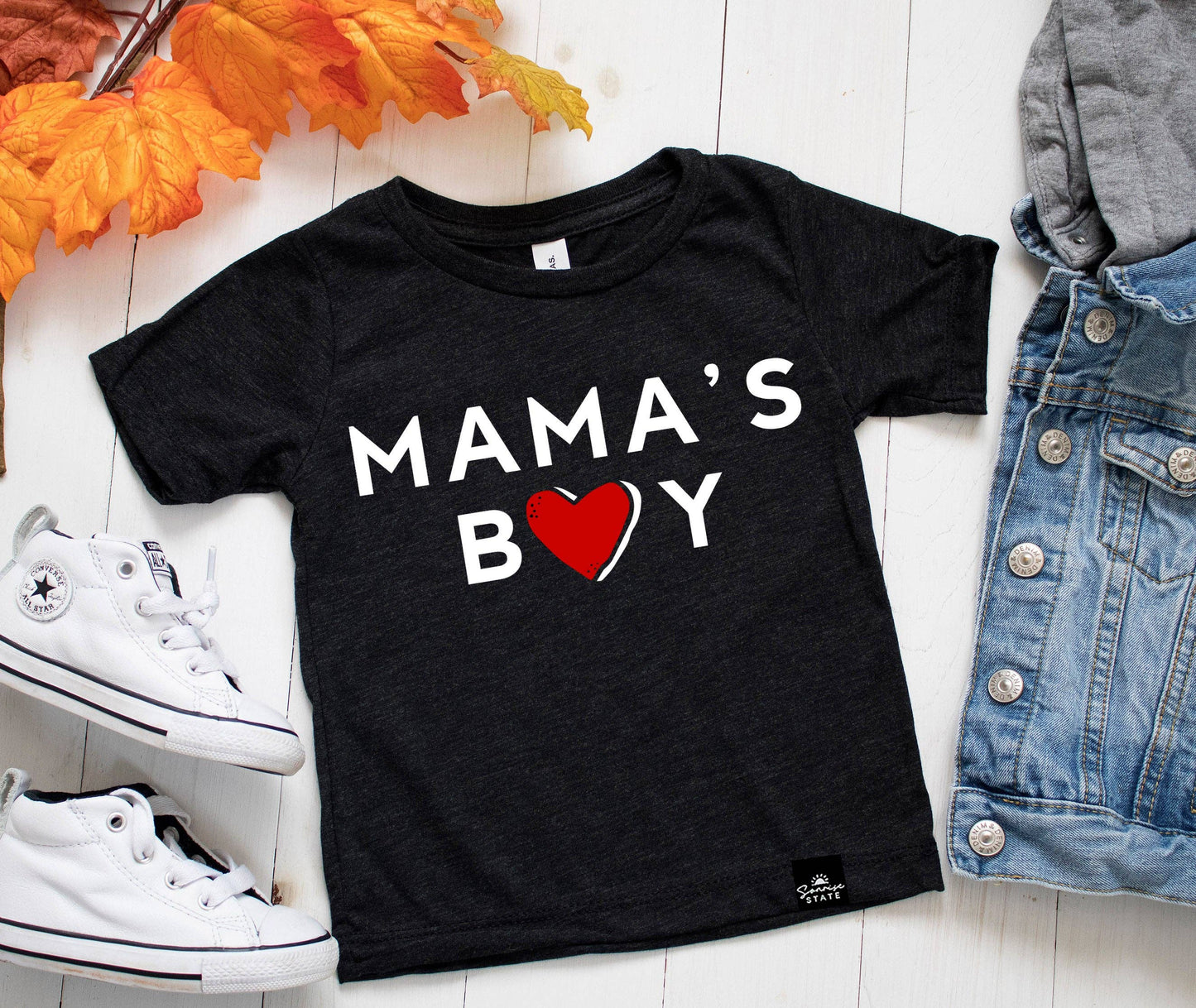 Sonrise State - Mama's Boy T-Shirt or Baseball Tee: BASEBALL TEE / 2T