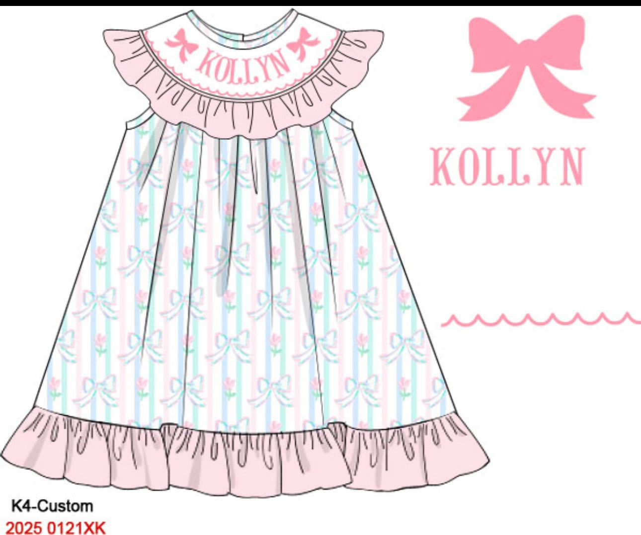 Bowtilicious Smocked Dress