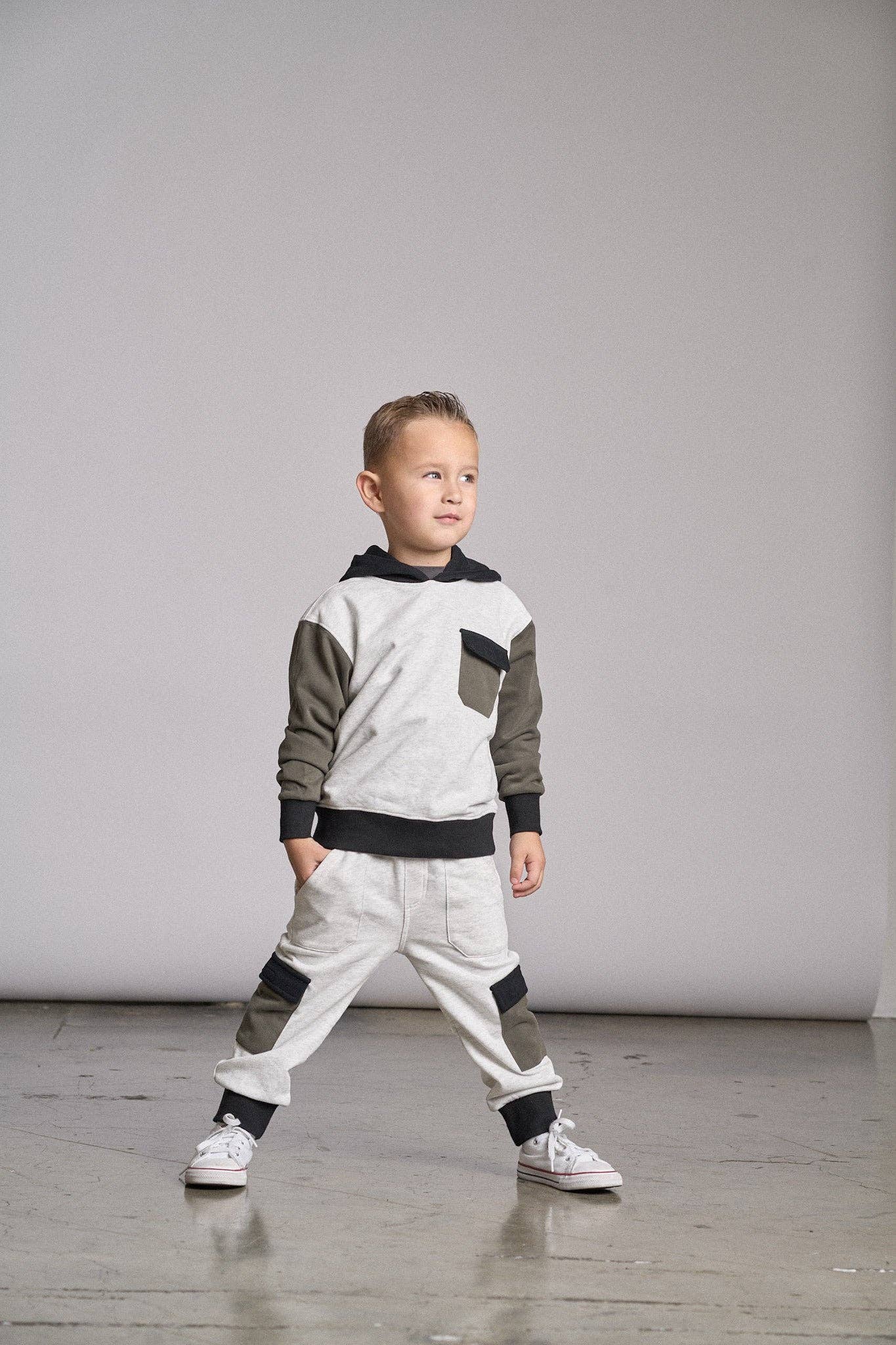 Little Bipsy - Block Pocket Cargo Jogger: 2-3T