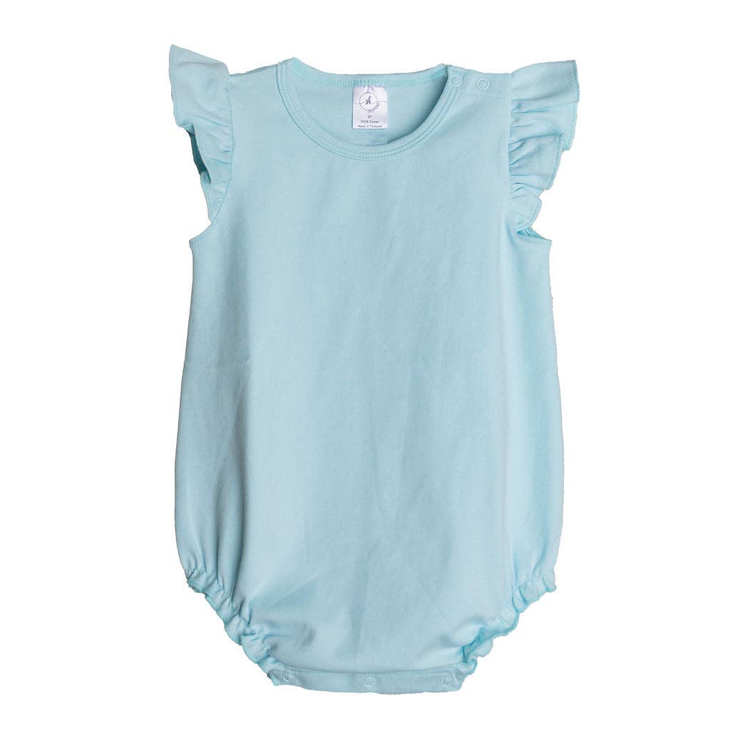 SK Blanks - Flutter Sleeve Bubble: Mint / 3-6M