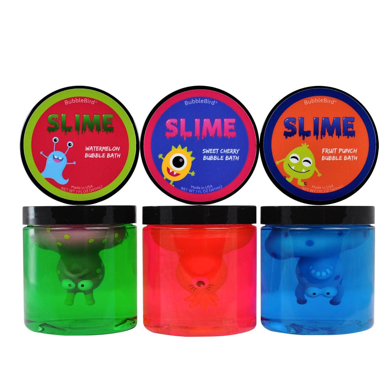 BubbleBird - Bubble Bath Slime: Green Watermelon