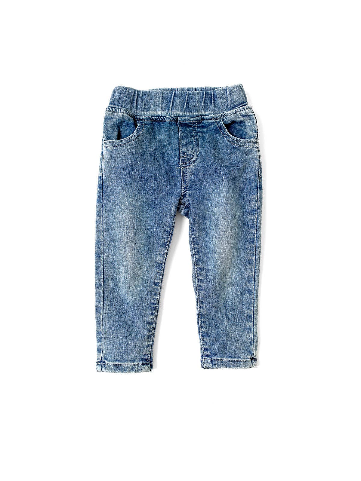 Little Bipsy - Light Wash Denim: 3-4T