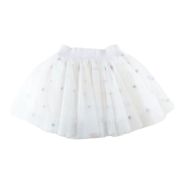 Floral Mesh Tutu Skirt