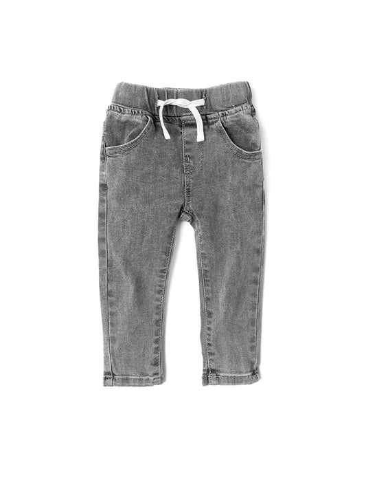 Little Bipsy - Grey Wash Denim: 3-4T