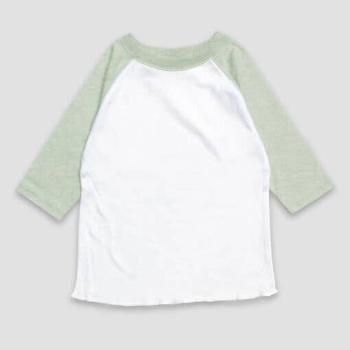 Laughing Giraffe - Toddler & Kids Pastel Raglan Baseball T-Shirts - NO MINIMUM!: Youth XLarge / White/Pink