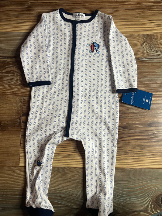 Surfin’ Shark Footed Romper