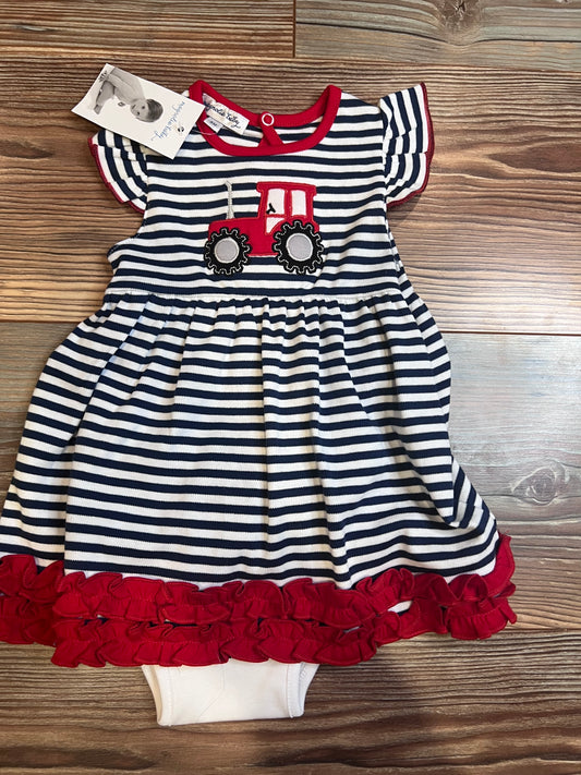 Tractor Flutter Dress Set