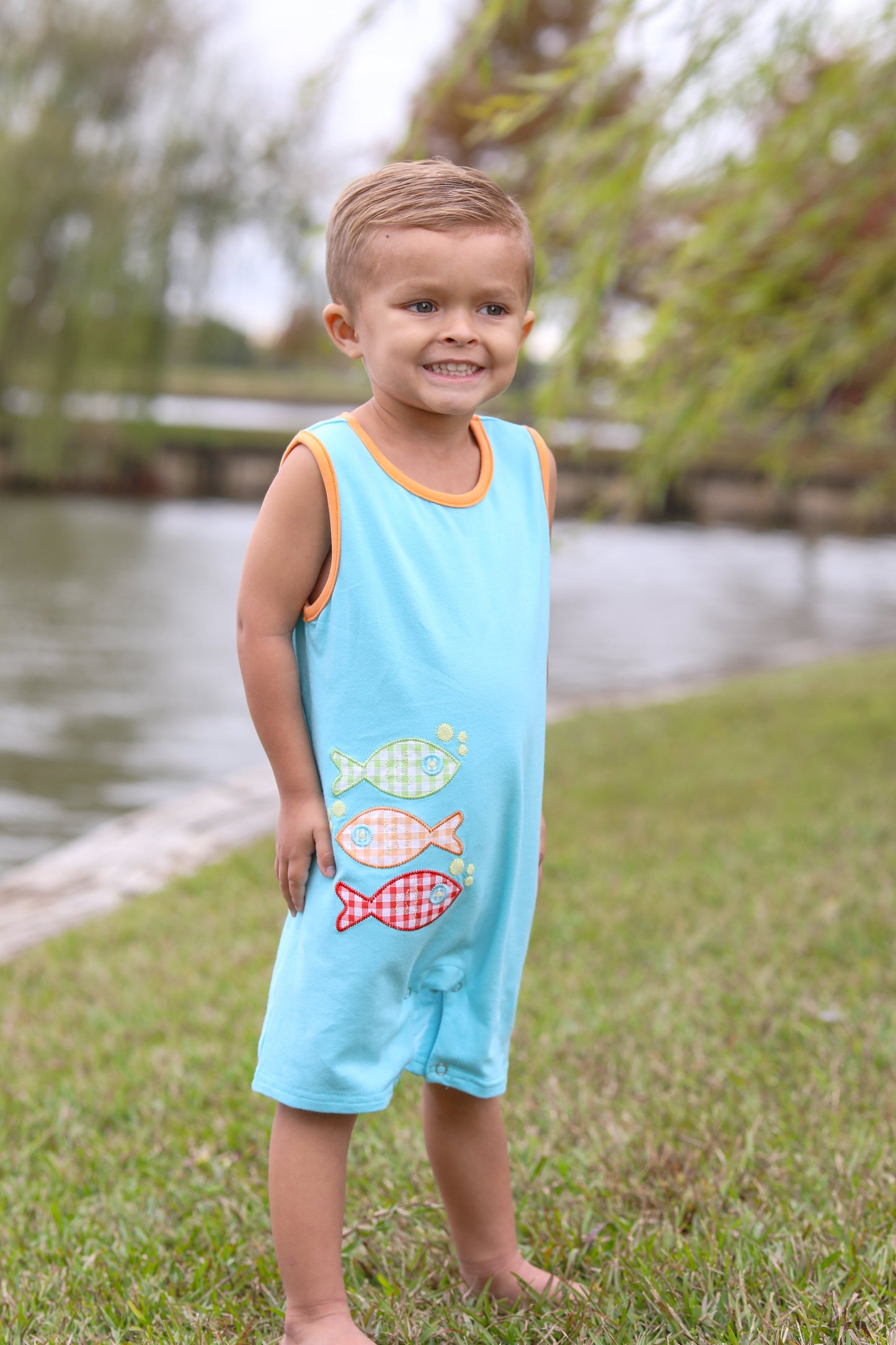 Fish Trio Romper