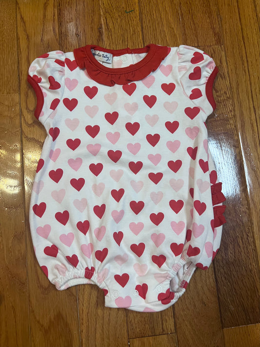 Valentine Heart Ruffle Bubble