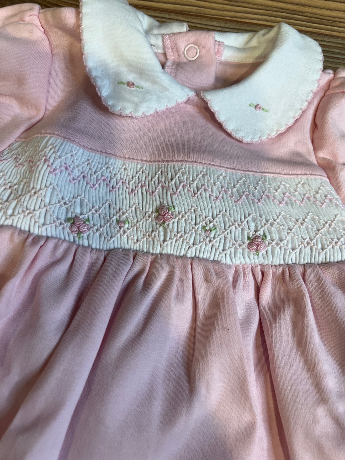 Smocked Rosette Dress Set