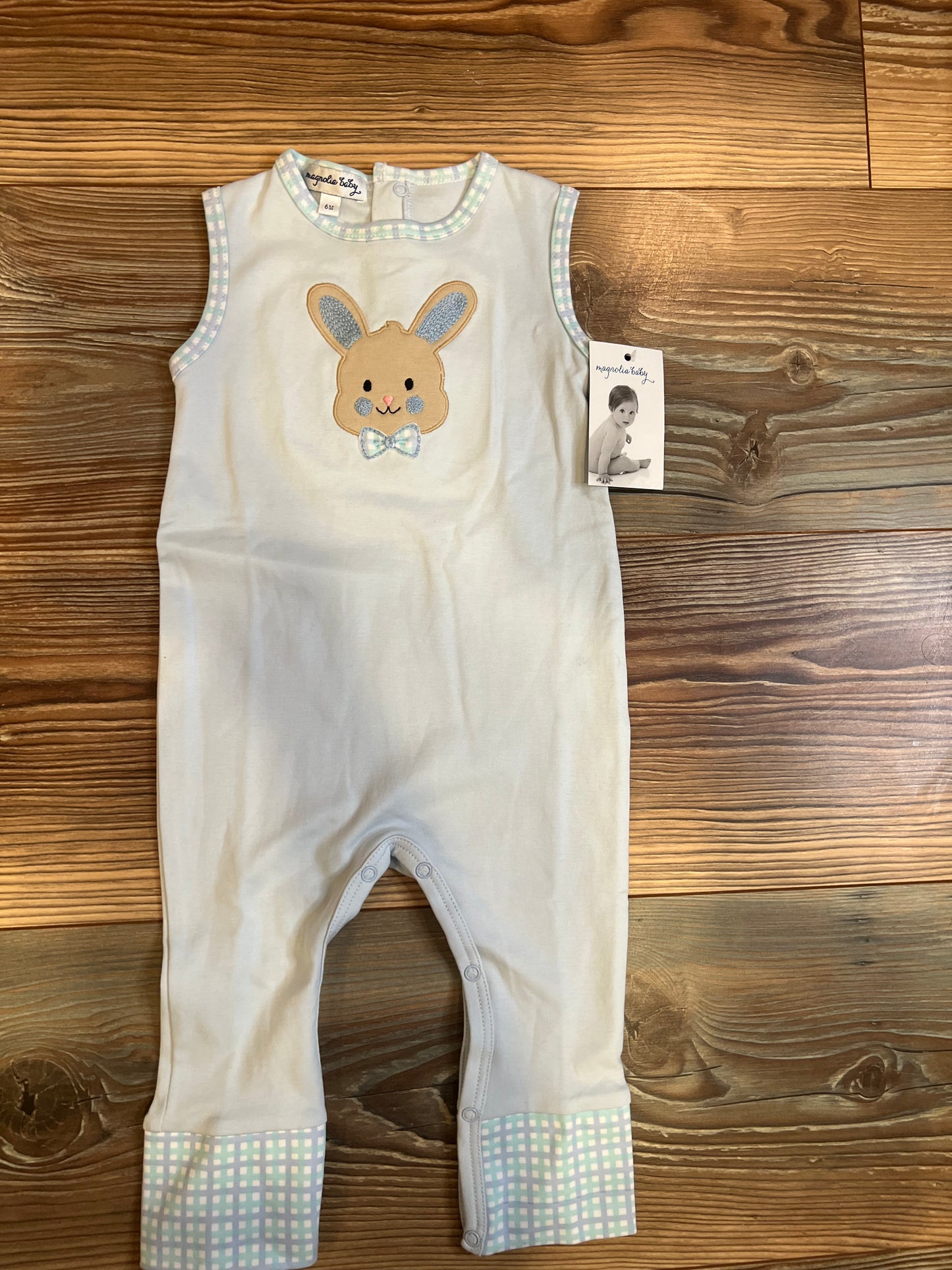 Embroidered Bunny Sleeveless Playsuit