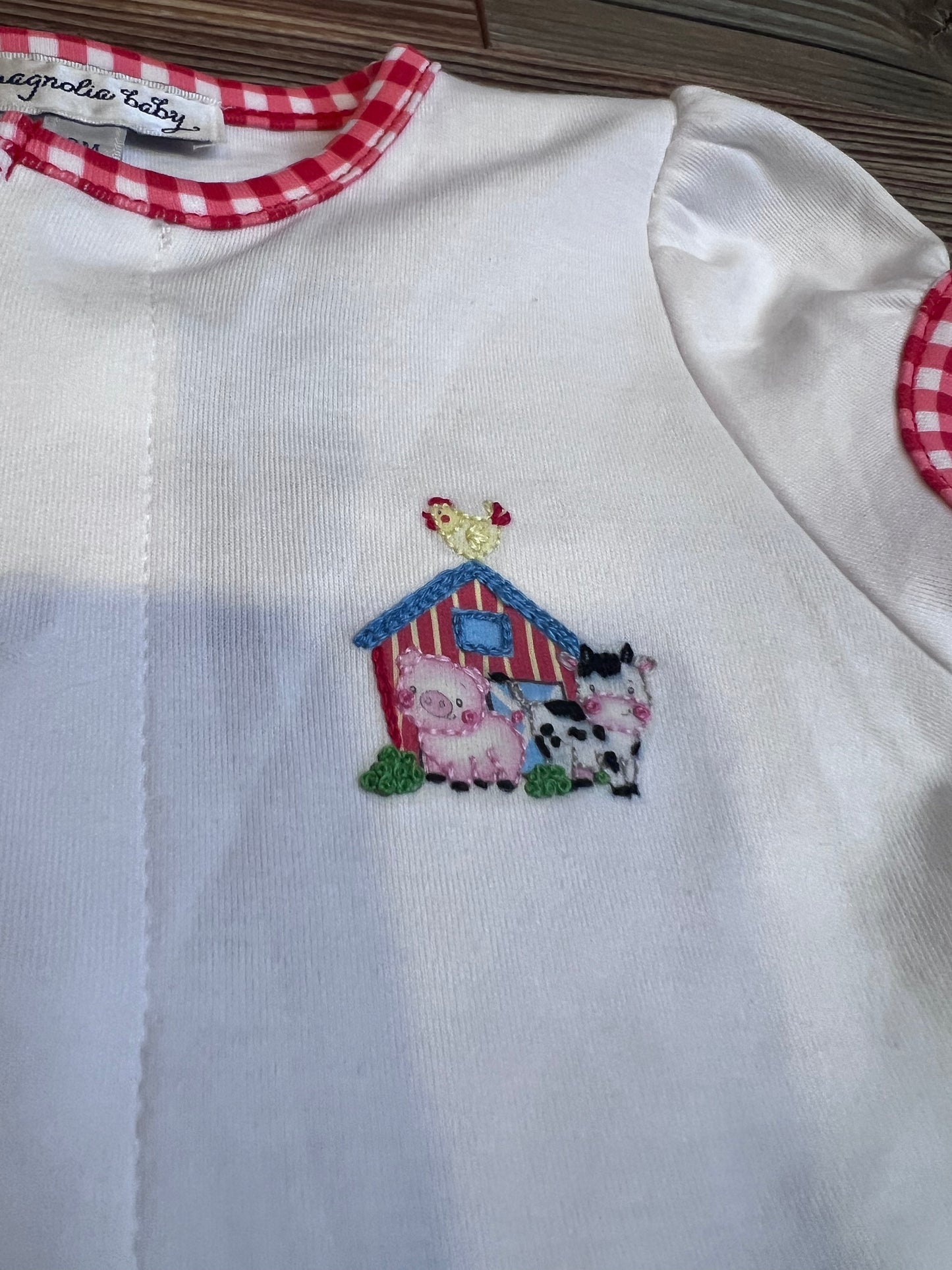 Barnyard Bunch Embroidered Diaper Cover Set