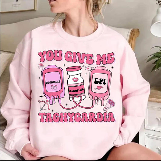 You Give Me Tachycardia Crewneck