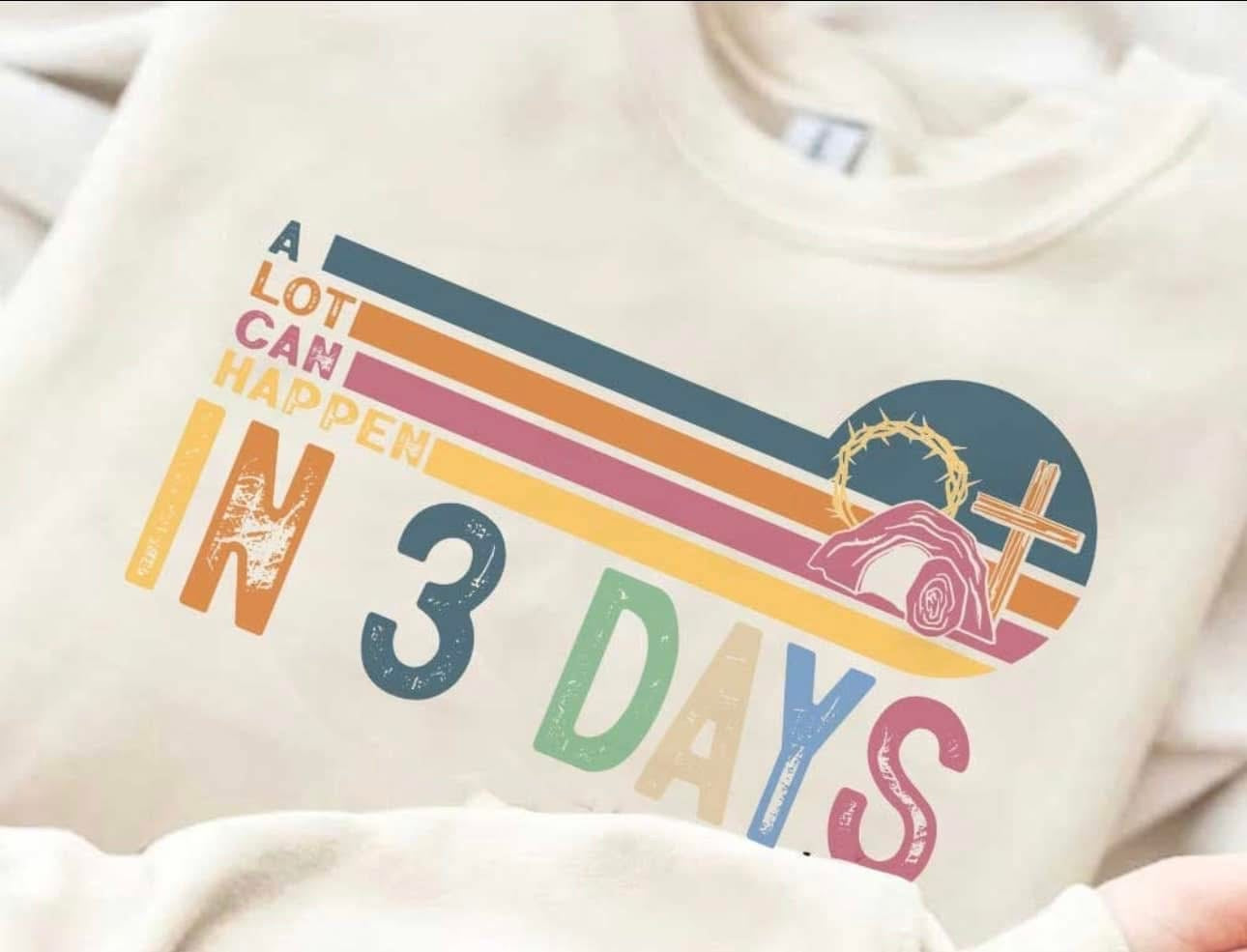 A Lot can Happen in 3 Days
