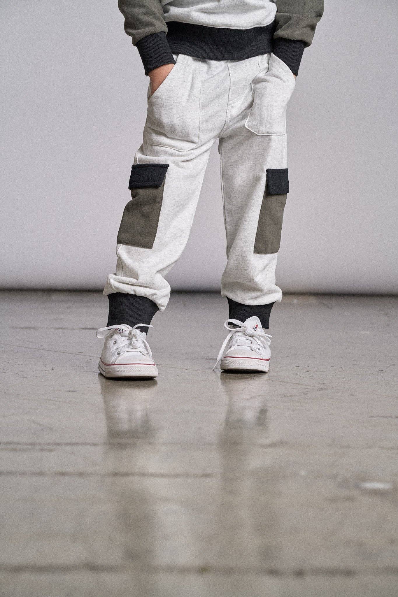 Little Bipsy - Block Pocket Cargo Jogger: 2-3T