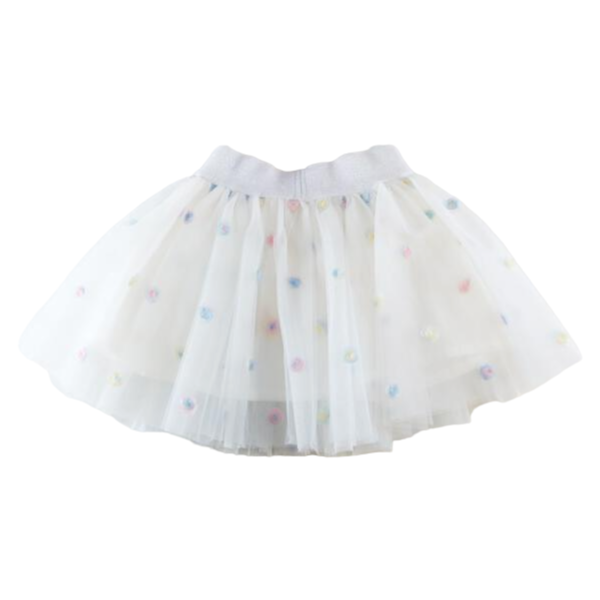 Floral Mesh Tutu Skirt