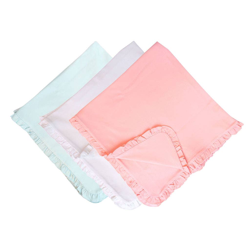 SK Blanks - Ruffle Blanket: Lavender