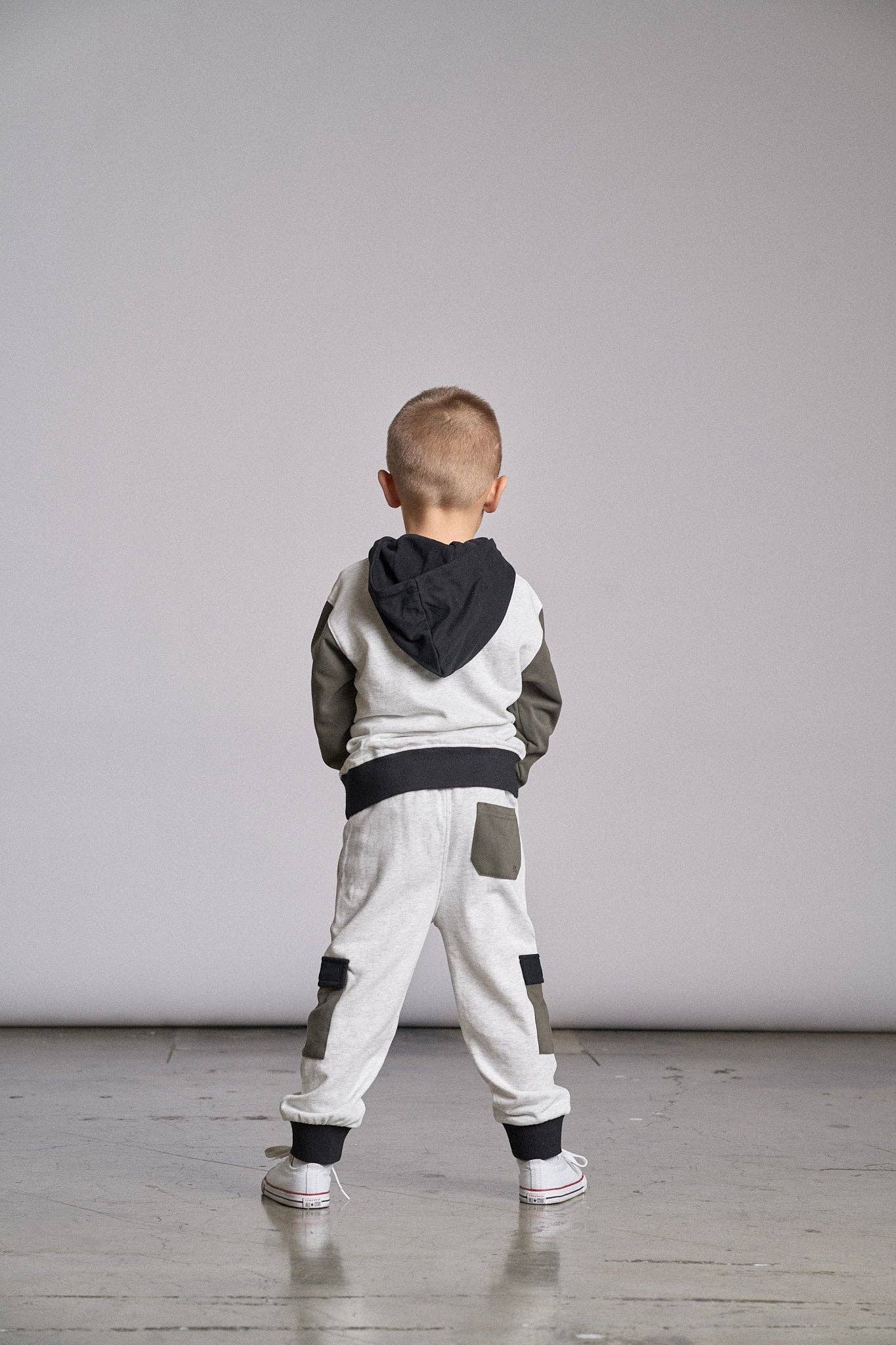 Little Bipsy - Color Block Hoodie: 3-4T