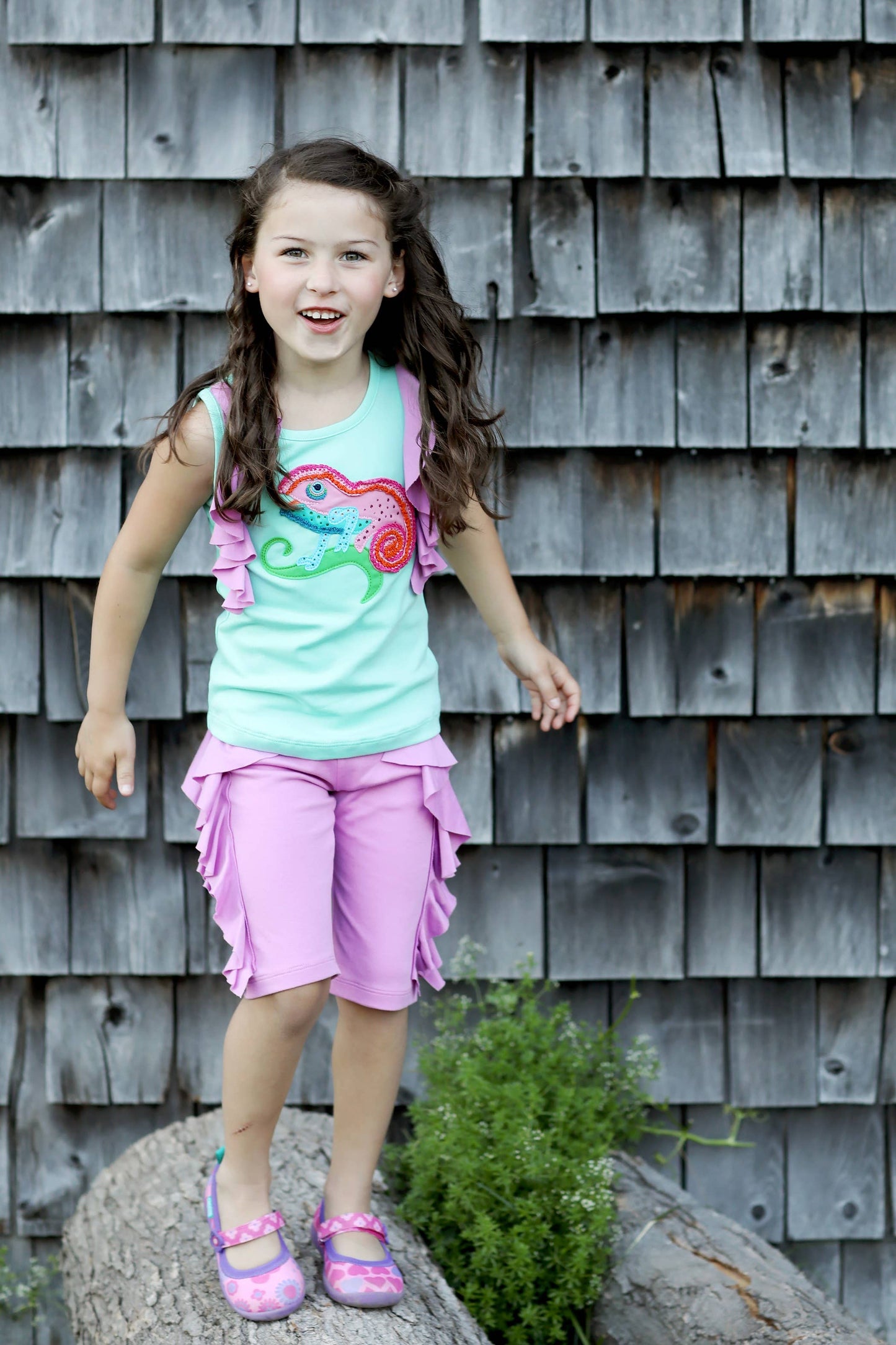 Lemon Loves Lime Boutique - GIRL-Everchanging Chameleon Tank: 8YR