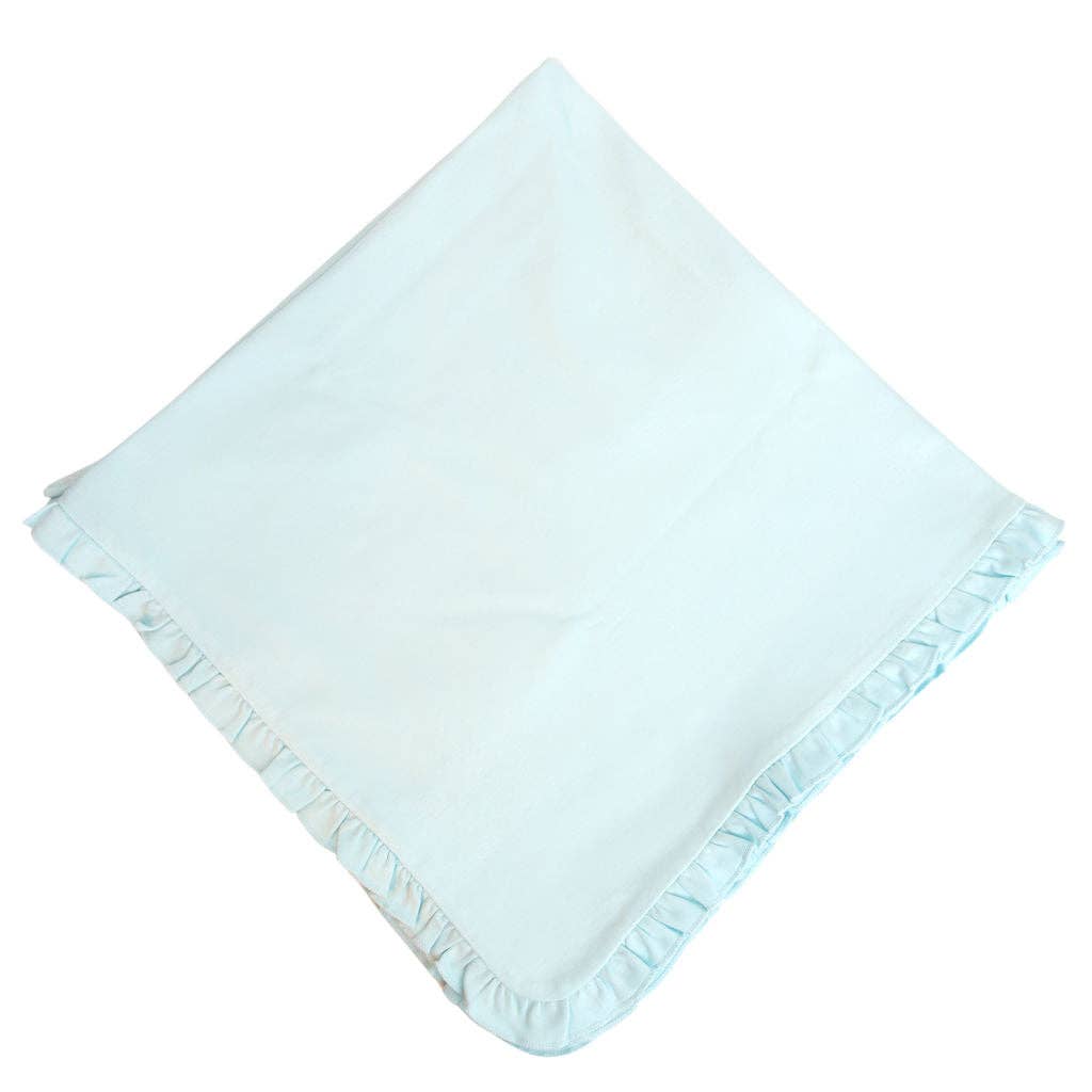 SK Blanks - Ruffle Blanket: Mint