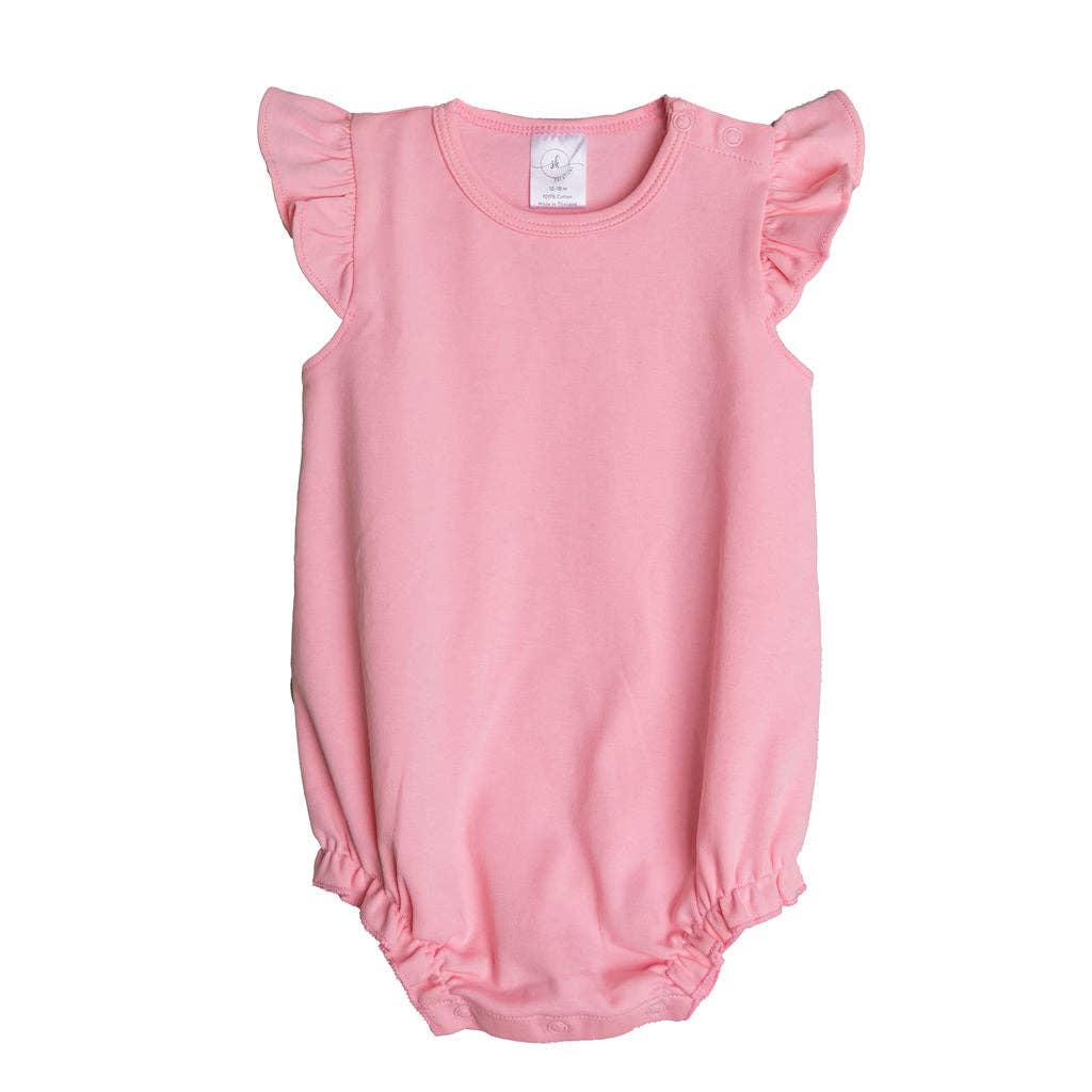 SK Blanks - Flutter Sleeve Bubble: Pink / 2T