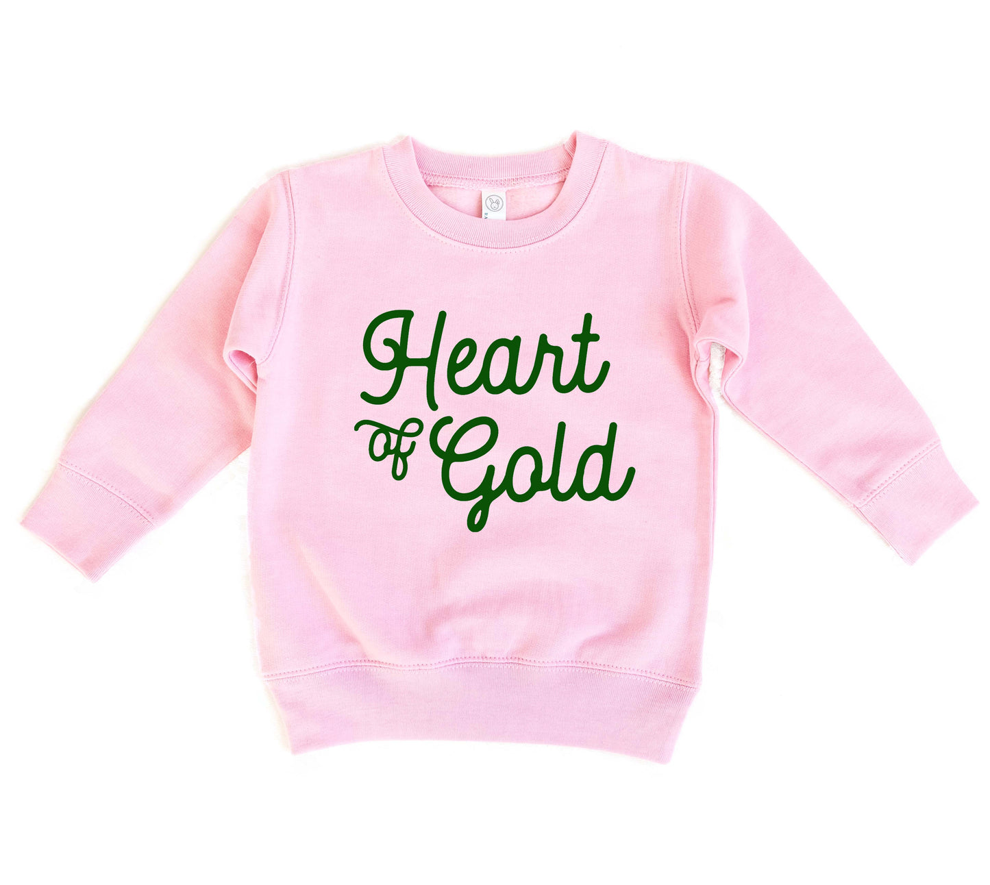 Holland Ave Clothing - Heart of Gold | Kids St. Patrick's Day Sweatshirt: 2T / Gray