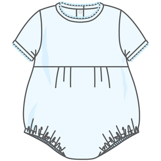 Magnolia Baby - Essentials Solid Bubble - Blue: Newborn