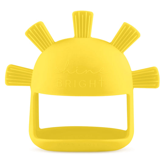 Ryan & Rose - Shine Bright Teething Mitt: Yellow
