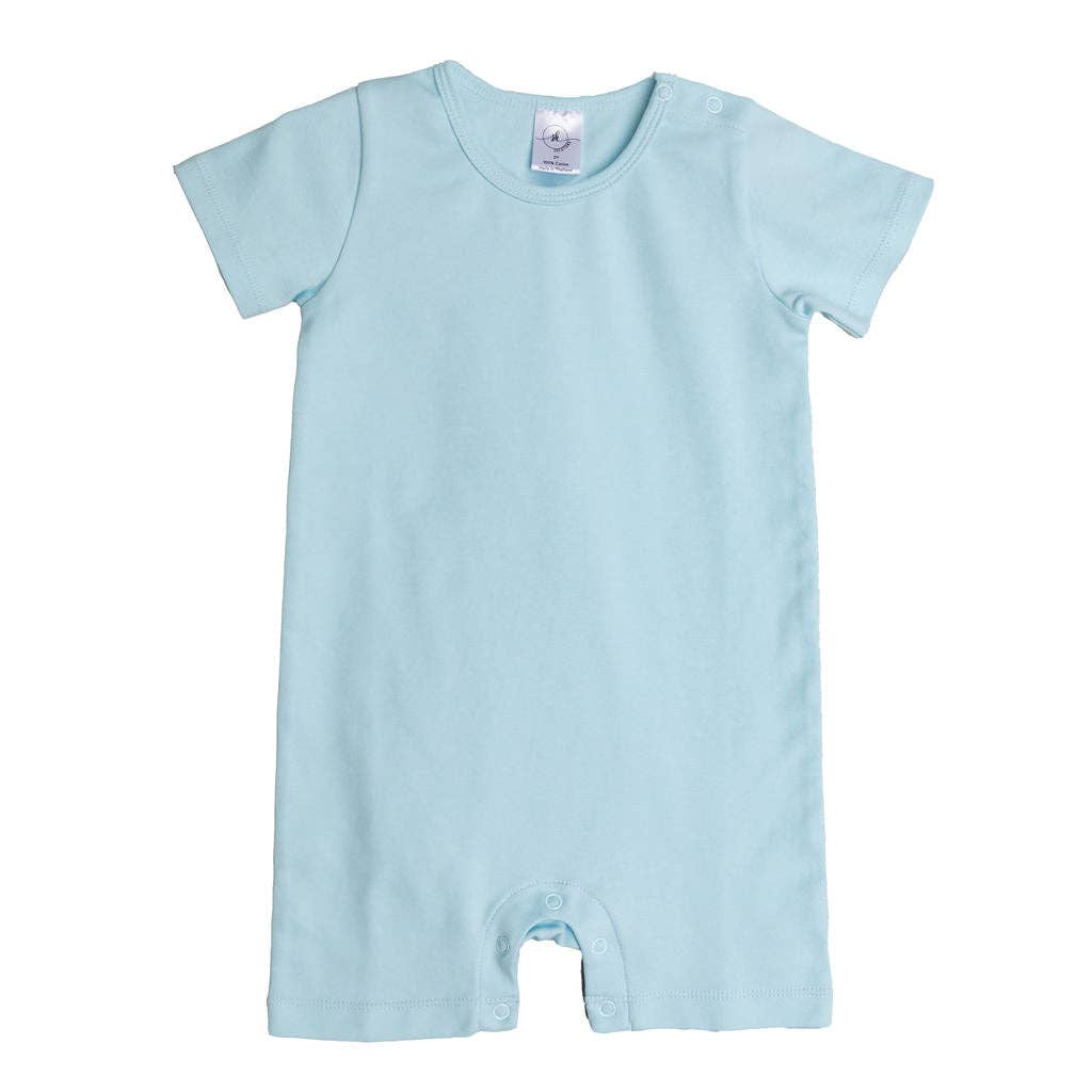 SK Blanks - Unisex Short Sleeve Romper: 12-18M / White