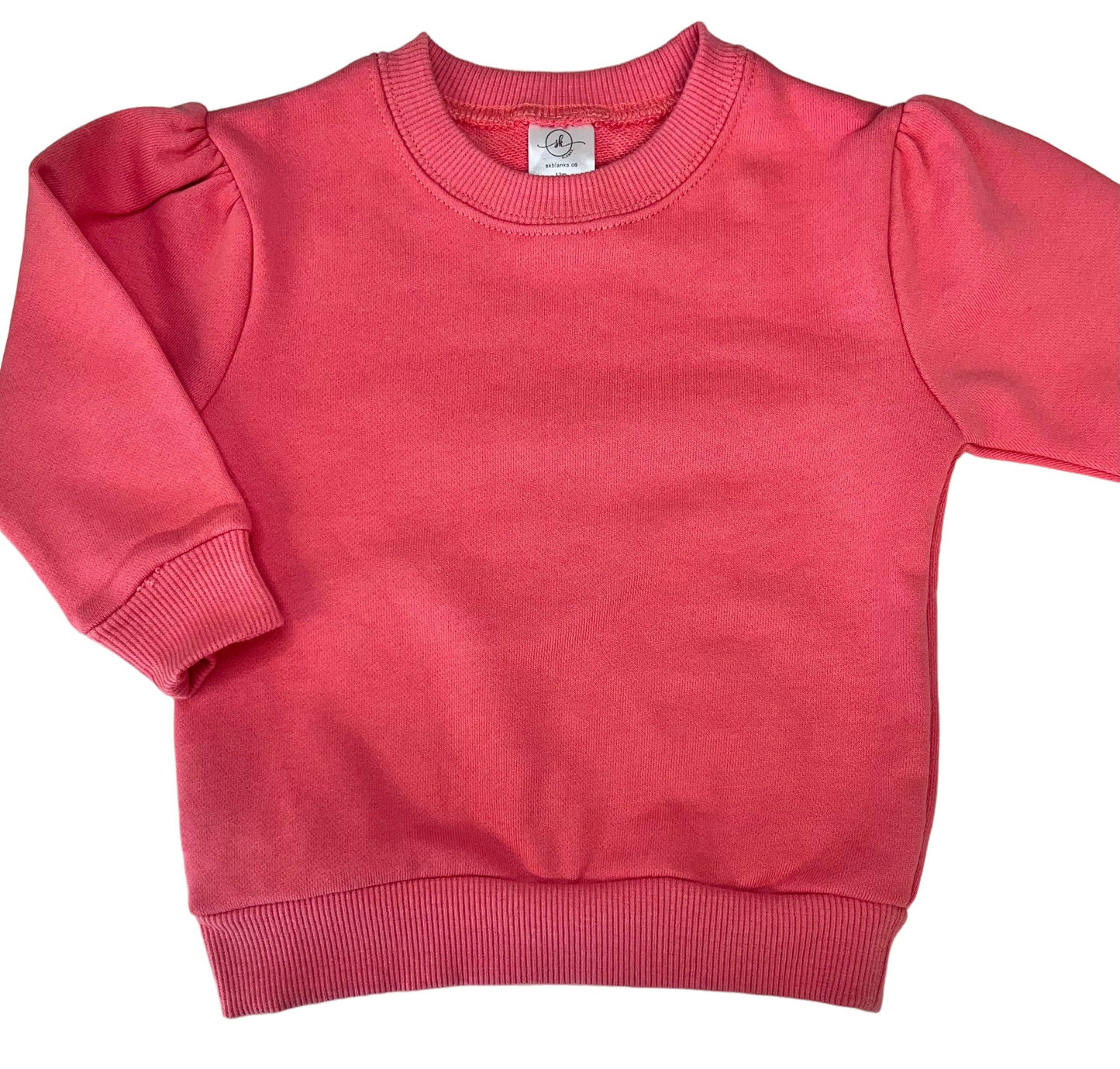 SK Blanks - Sweatshirt: Lavender Puff Sleeve / 18m
